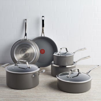 T-fal Excellence Ceramic Non-Stick Cookware Set, 10-piece
